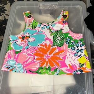 Lilly Pulitzer Nosey Posey girls top in sz 7/8